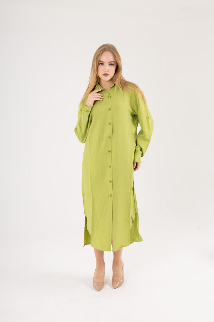 Long Shirt Dress linen - Image 30