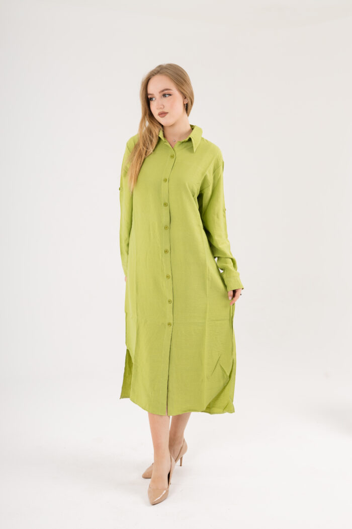 Long Shirt Dress linen - Image 31