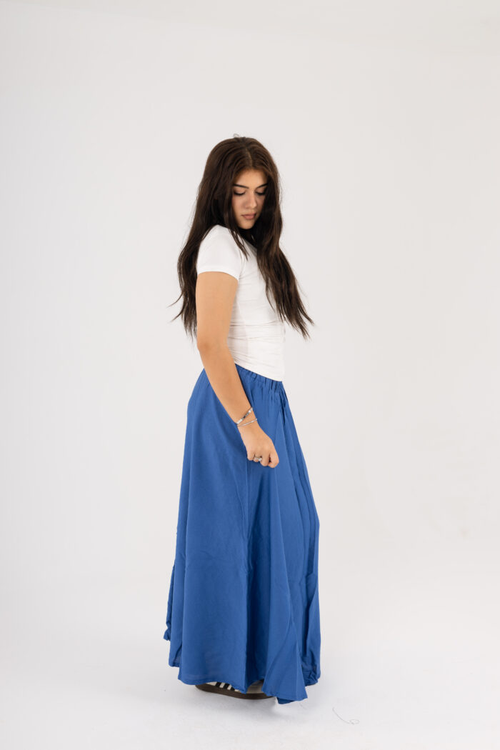 linen Maxi basic Skirt - Image 40