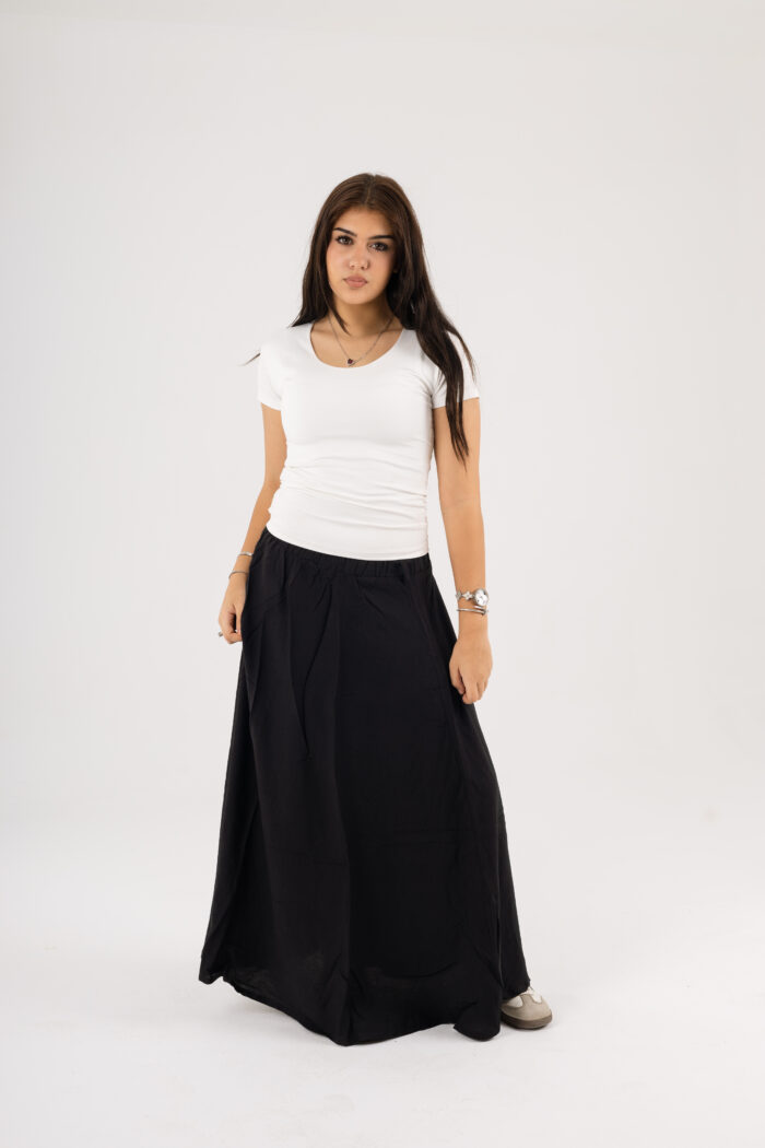 linen Maxi basic Skirt - Image 33