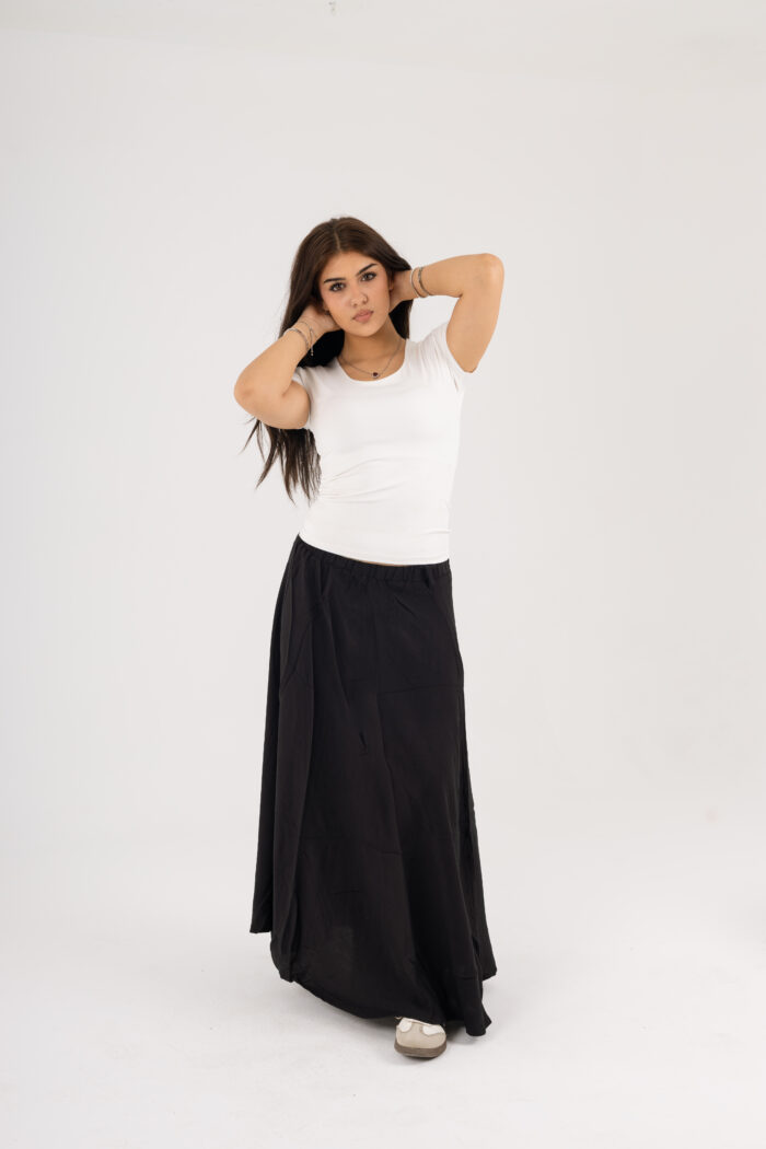 linen Maxi basic Skirt - Image 35