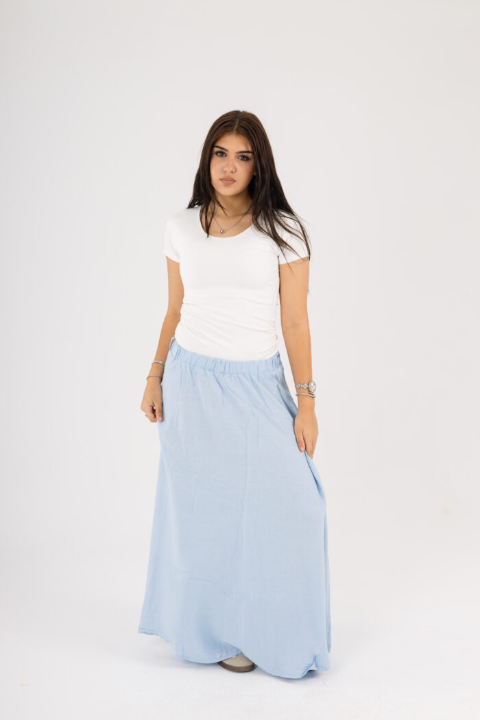 linen Maxi basic Skirt - Image 6