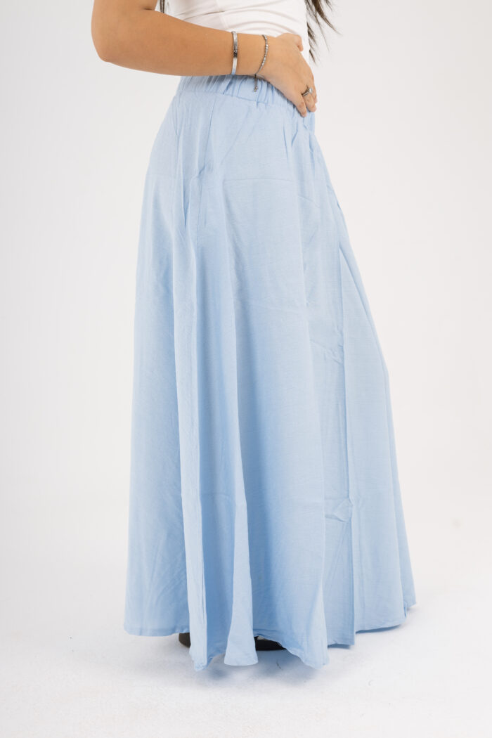 linen Maxi basic Skirt - Image 2