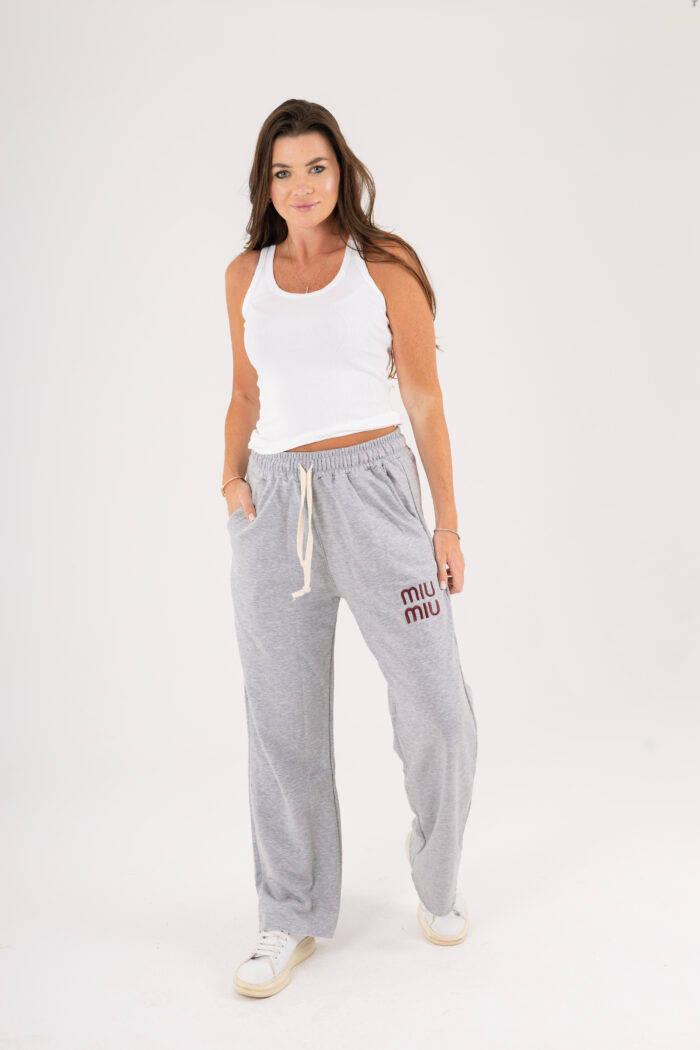 MiuMiu Embroidery Sweatpants - Image 3