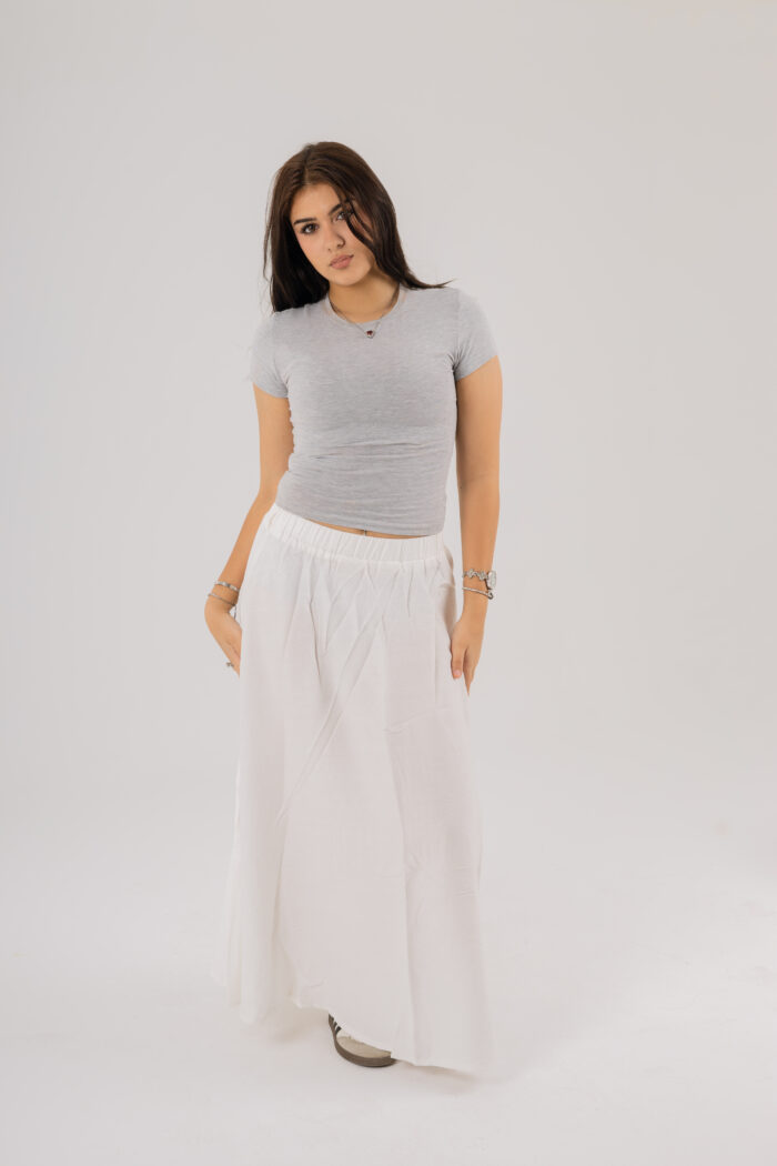 linen Maxi basic Skirt - Image 32