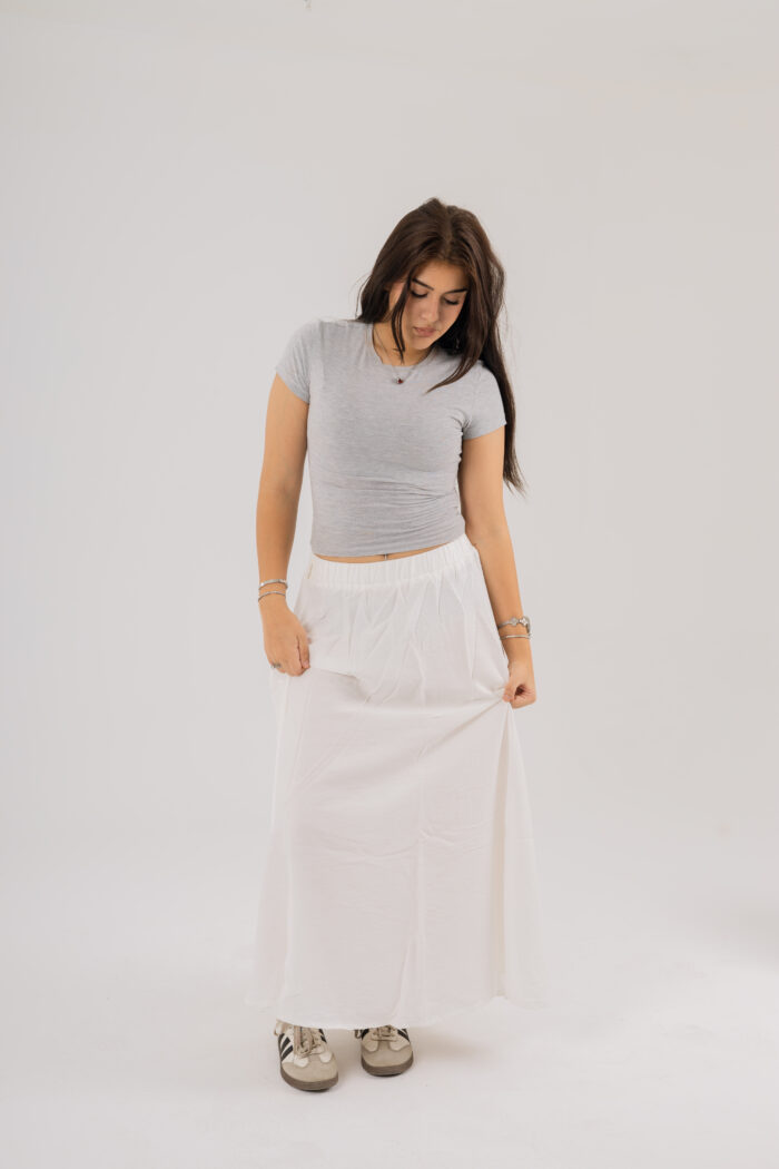 linen Maxi basic Skirt - Image 30