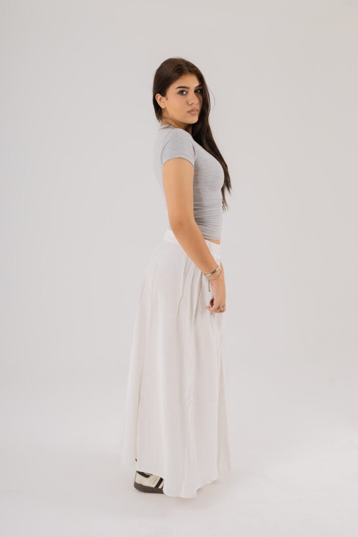 linen Maxi basic Skirt - Image 29