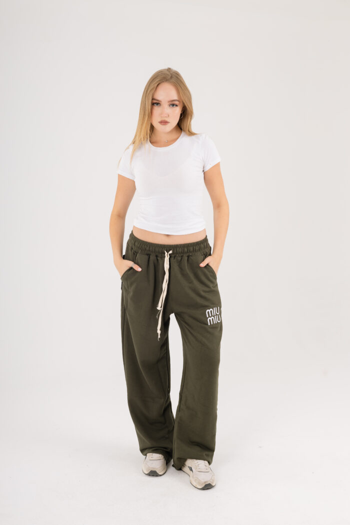 MiuMiu Embroidery Sweatpants - Image 7