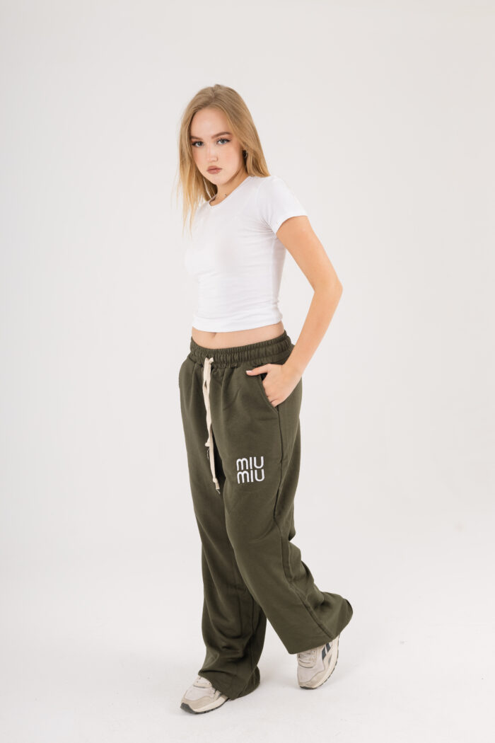 MiuMiu Embroidery Sweatpants - Image 10