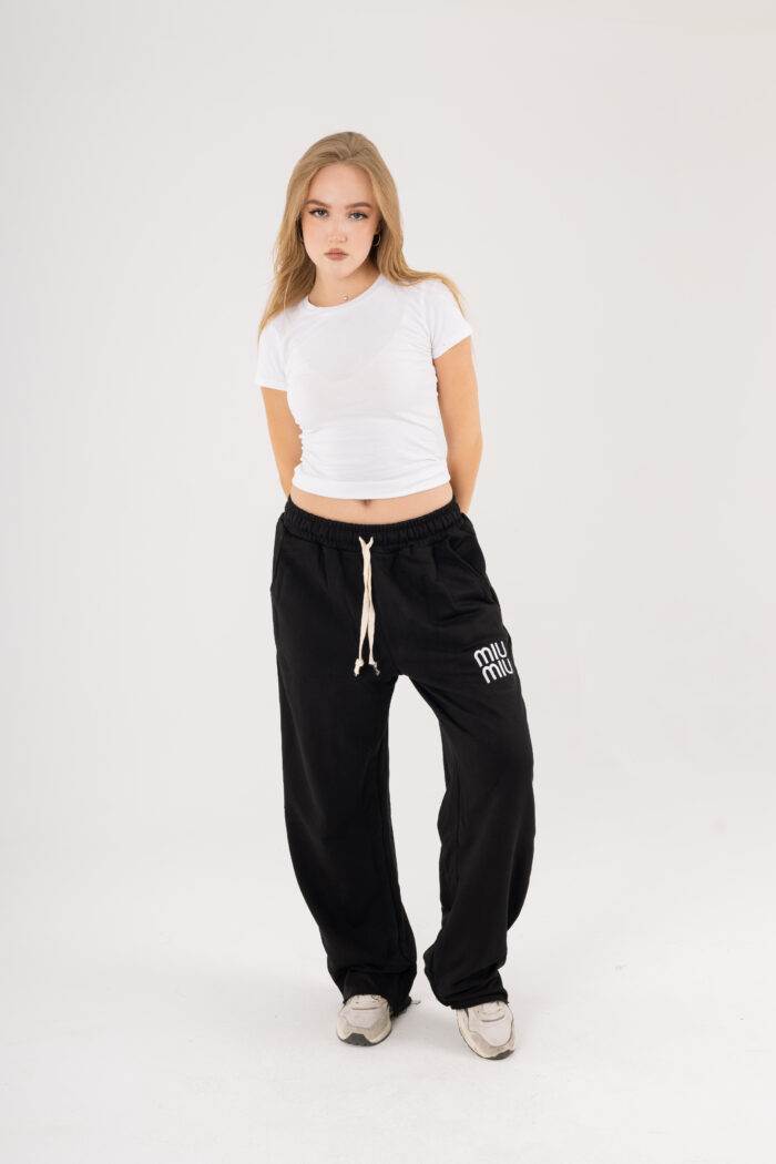 MiuMiu Embroidery Sweatpants - Image 17