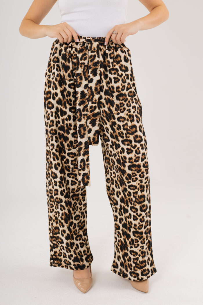 Cloud Printed Wide-Leg Pants - Image 15