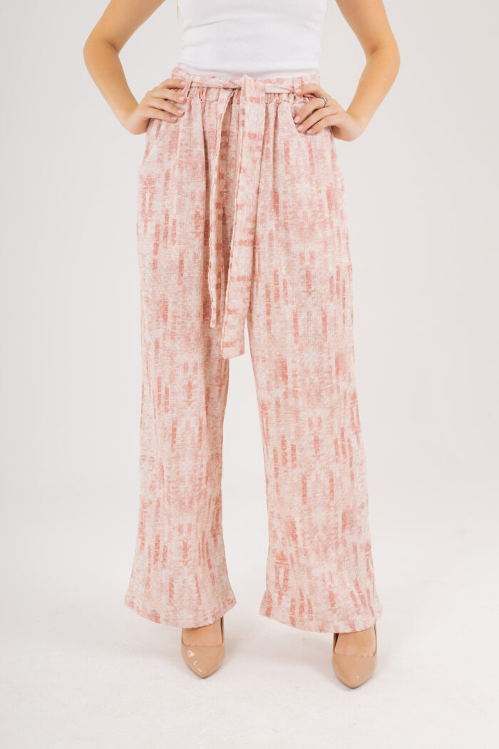 Oversize Printed Kimono and Wide-Leg Pants Set - Image 13