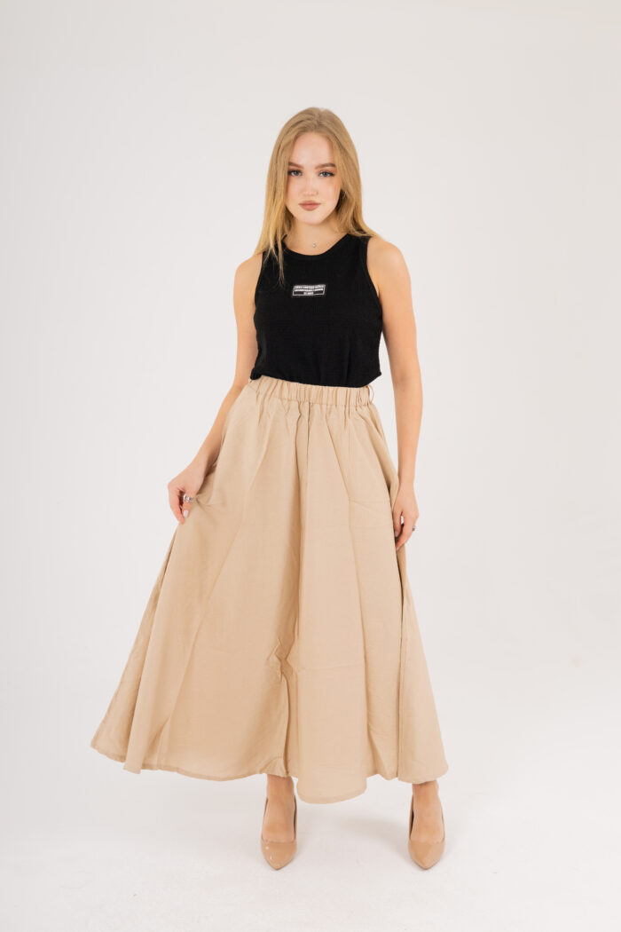 linen Maxi basic Skirt - Image 27