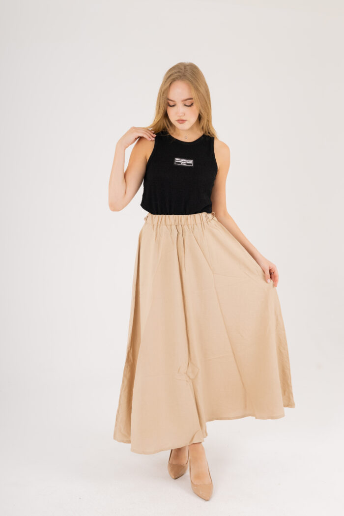 linen Maxi basic Skirt - Image 26