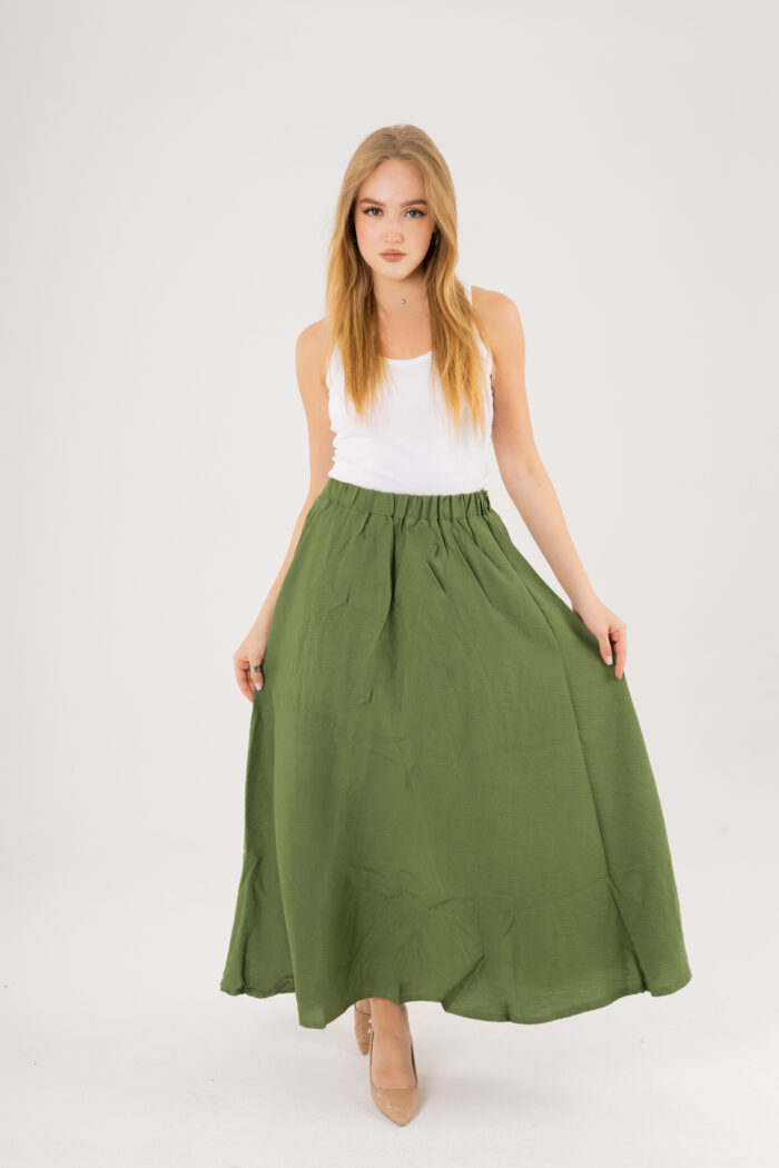 linen Maxi basic Skirt - Image 20