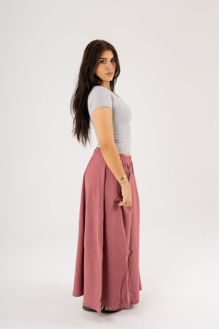 linen Maxi basic Skirt - Image 15