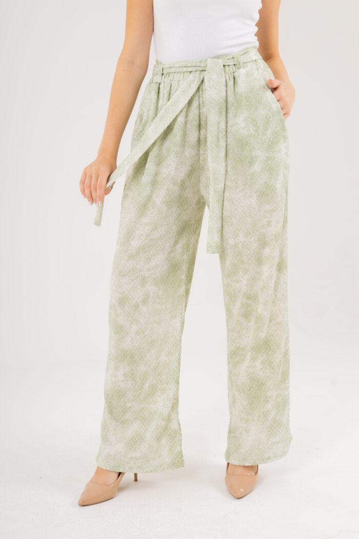 Cloud Printed Wide-Leg Pants - Image 6